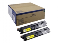 Brother TN900y - 2-pack - gul - original - tonerkassett - för Brother HL-L9200CDWT, HL-L9300CDWT, HL-L9300CDWTT, MFC-L9550CDW, MFC-L9550CDWT