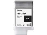 Canon PFI-120 BK - 130 ml - svart - original - bläcktank - för imagePROGRAF GP-200, GP-300, TM-200, TM-205, TM-300, TM-305