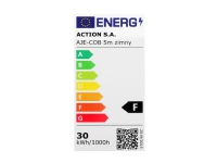 Activejet AJE-COB 5m zim, Universell belysningslist, inomhus, IP20, Kall vit, 2950 LM, 30 W