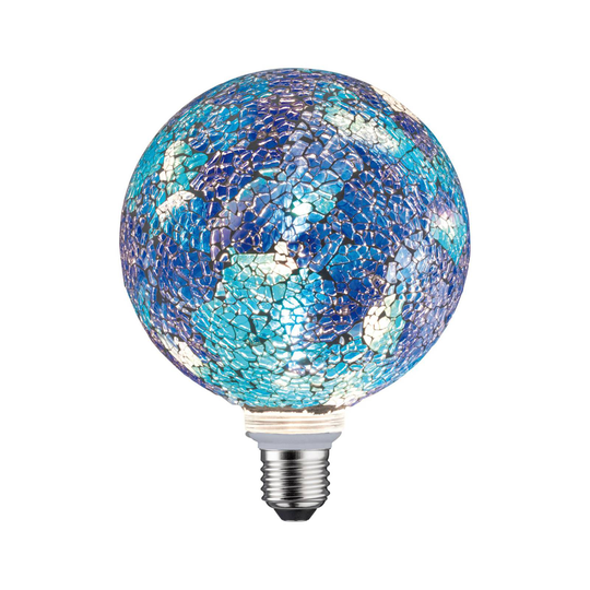 Paulmann E27 LED-Globe 5W Miracle Mosaic blått