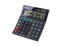 Canon AS-220RTS - Skrivbordskalkylator - 12 siffror - solcellspanel, batteri - mörkgrå