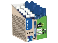 Marker Pilot V Board Master Green Pack blå 10 stk. + 10 refills - (10 stk.)