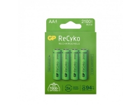 GP Batteries ReCyko, Laddningsbart batteri, AA, Nickel-metallhydrid (NiMH), 1,2 V, 4 styck, 2000 mAh