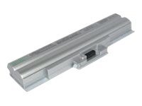 CoreParts - Batteri för bärbar dator (likvärdigt med: Sony VGP-BPS13/S) - 5200 mAh - silver - för Sony VAIO FW Series VGNFW139, VGN-FW190, FW320, FW370, FW375, FW378