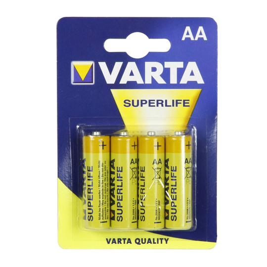 AA - Mignon Superlife ZK-batterier 4-pack blister