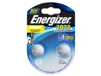 Knapcelle batterier Energizer Ultimate Lithium CR2032, pakke a 2 stk.
