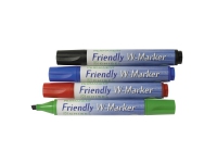 Permanent marker Ballograf Friendly, vandbaseret, medium, 4 farver