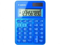 Canon LS-100K - Skrivbordskalkylator - 10 siffror - solcellspanel, batteri - metallic-blå