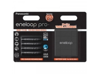 Panasonic eneloop pro BK-4HCDEC4BE - Batteri 4 x AAA - NiMH - (uppladdningsbara) - 930 mAh