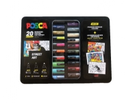 Marker Uni Posca Street Art Metal Box