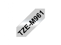 Brother TZe-M961 - sort på mat sølv 36mm x 8m