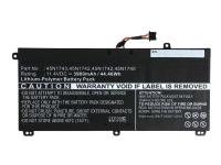 CoreParts - Batteri för bärbar dator - litiumpolymer - 3900 mAh - 44.5 Wh - svart - för Lenovo ThinkPad P50s 20FK, 20FL T550 20CJ, 20CK T560 20FH, 20FJ W550s 20E1, 20E2