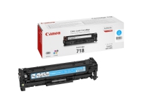 Canon 718 Cyan - Cyan - original - tonerkassett - för i-SENSYS LBP7210, LBP7680, MF728, MF729, MF8340, MF8360, MF8380, MF8540, MF8550, MF8580
