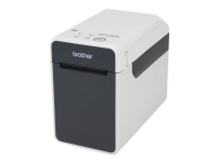 Brother TD-2130N - Etikettskrivare - direkt termisk - Rulle (6,3 cm) - 300 dpi - upp till 152.4 mm/sek - USB 2.0, LAN, seriell, USB-värd - kniv