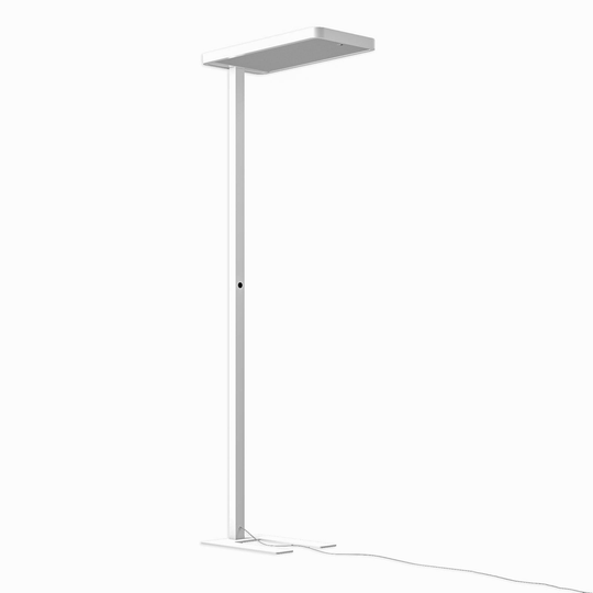 RZB Navona golvlampa till kontor, 840 sensorer vit