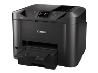 Canon MAXIFY MB5455 - Multifunktionsskrivare - färg - bläckstråle - A4 (210 x 297 mm), Legal (216 x 356 mm) (original) - A4/Legal (media) - upp till 22 sidor/minut (kopiering) - upp till 24 ipm (bilder per minut) (utskrift) - 500 ark - 33.6 Kbps - USB 2.0, LAN, Wi-Fi(n), USB-värd