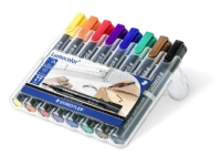 Marker Staedtler Lumocolor 352 WP8 ass. farver (etui á 8 stk.)