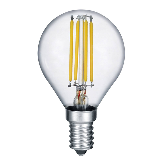LED-lampa E14 4 W filament 2 700 K switch dimmer