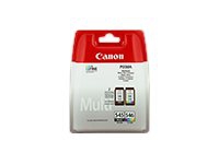 Canon PG-545 / CL-546 Multipack - 2-pack - 8 ml - svart, färg (cyan, magenta, gul) - original - bläckpatron - för PIXMA TR4551, TR4650, TR4651, TS3350, TS3351, TS3352, TS3355, TS3450, TS3451, TS3452