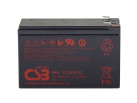 CSB Battery HRL 1234W high-rate longlife HRL1234WF2-FR Blybatteri 12 V 8.5 Ah Blyfleece (B x H x T) 151 x 94 x 65 mm Fladstik 6,35 mm Vedligeholdelsesfri, Lav