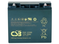 CSB Battery EVX 12200 EVX12200 Blybatteri 12 V 20 Ah Blyfleece (B x H x T) 181 x 167 x 76 mm M5 skruetilslutning Cyklusstabilt, Vedligeholdelsesfri, Lav