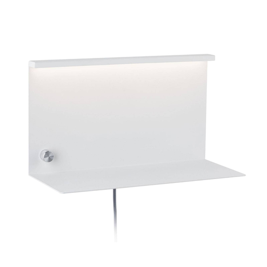 Paulmann Jarina LED-vägglampa med hylla