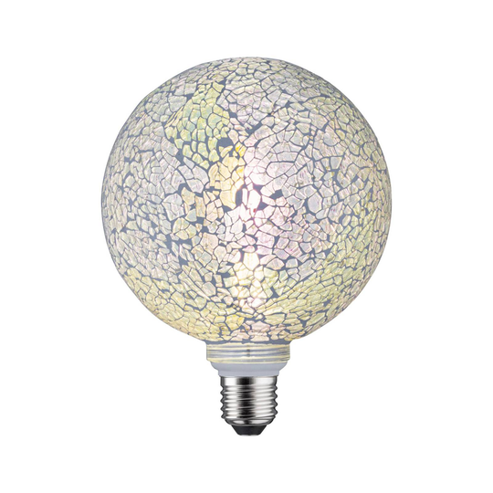 Paulmann E27 LED-Globe 5W Miracle Mosaic vit