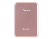 Canon Zoemini - Skrivare - färg - färgsublimering - 50.8 x 76.2 mm - 314 x 400 dpi - upp till 0.83 min/sida (mono)/ upp till 0.83 min/sida (färg) - kapacitet: 10 ark - Bluetooth 4.0 - guldrosa