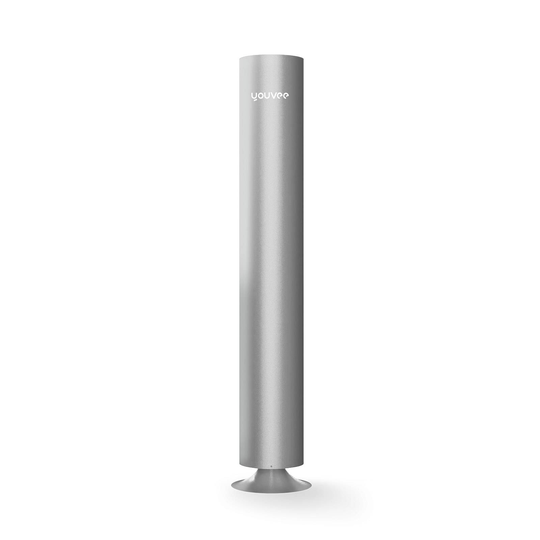 youvee UV-C-luftrenare med CO2-sensor, silver