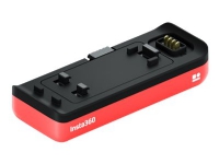 Insta360 Battery Base - Batteri - Li-Ion - 1190 mAh - 4.58 Watt - svart, röd - för Insta360 ONE R 1-Inch Edition, One R 4K Edition, ONE R Trio Edition, ONE R Twin Edition
