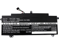 CoreParts - Batteri för bärbar dator - litiumjon - 3800 mAh - 54.7 Wh - svart - för Dynabook Toshiba Tecra Z40