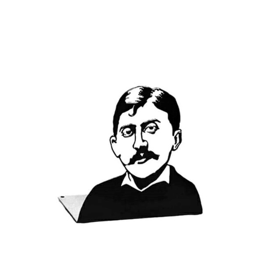 Bokstöd Marcel Proust Novellix
