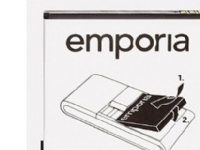 Emporia 1150mAh Li-Ion, Batteri, Svart, Litium-Ion (Li-Ion), 1150 mAh, 3,7 V, Emporia F210, F220, FLIP basic