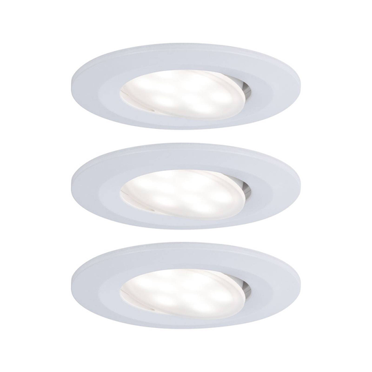 Paulmann LED-spot Calla dimbar 3-pack vit