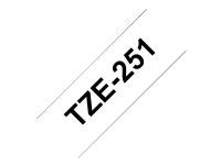 Brother TZe-251 - sort på hvid 24mm x 8m