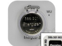 Energizer 301/386, Single-use battery, Silver-oxid (S), Knapp/mynt, 1,55 V, 1 styck, 130 mAh