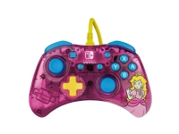 PDP Rock Candy: Bubblegum Peach, Spelplatta, Nintendo Switch, D-pad, Menyknapp, Analog / Digital, Kabel, USB