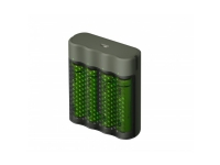 GP Batteries M451/270AAHCE-2WB4, Nickel-metallhydrid (NiMH), AA, AAA, 4 styck, Batterier medföljer