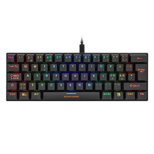 DELTACO GAMING Mekaniskt RGB-tangentbord