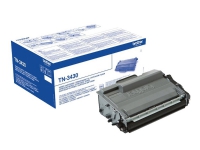 Brother TN3430 - Svart - original - tonerkassett - för Brother HL-L5000, L5050, L5100, L5200, L6450, MFC-L5700, L5750, L6800, L6900, L6950, L6970