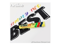 Marker Artline 70 permanent rød 1,5mm - (12 stk.)