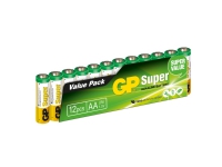GP Batteries Super Alkaline 151034, Engångsbatteri, AA, Alkalisk, 1,5 V, 12 styck, Cylindrisk