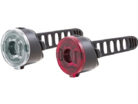 SPANNINGA Lamp set Dot10 lumens batteries front black, DOT 10 lumens batteries back black (NEW)
