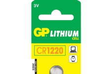 GP Batteries Silver Oxide Cell CR1220, Lithium, Knap/mønt, 3 V, 1 stk, CR1220, 36 mAh