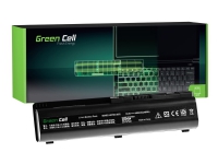 Green Cell - Batteri för bärbar dator (likvärdigt med: HP HSTNN-IB72, HP HSTNN-LB72) - litiumjon - 6-cells - 4400 mAh - svart - för HP G50, G60, G61, G70 Compaq Presario CQ60, CQ61, CQ70, CQ71