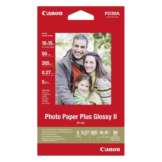 Canon Plus Glossy II Fotopapper 10x15 cm 50-pack