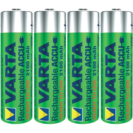 VARTA Batteri AA 4 st 2100 mAh - Uppladdningsbara