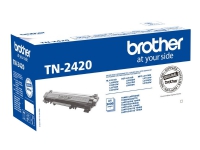 Brother TN2420 - Højtydende - sort - original - tonerpatron - for Brother DCP-L2510, L2530, L2550,HL-2310D, HL-L2350, L2370, L2375, MFC-L2710, L2713, L2730, L2750