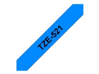 Brother TZe-521 - svart på blått 9mm x 8m