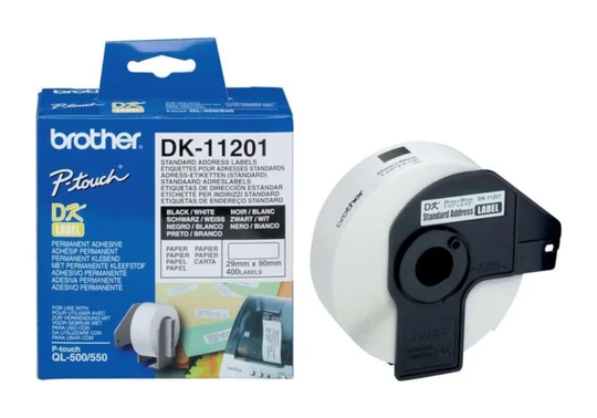 Brother DK-adressetiketter 29x90 mm